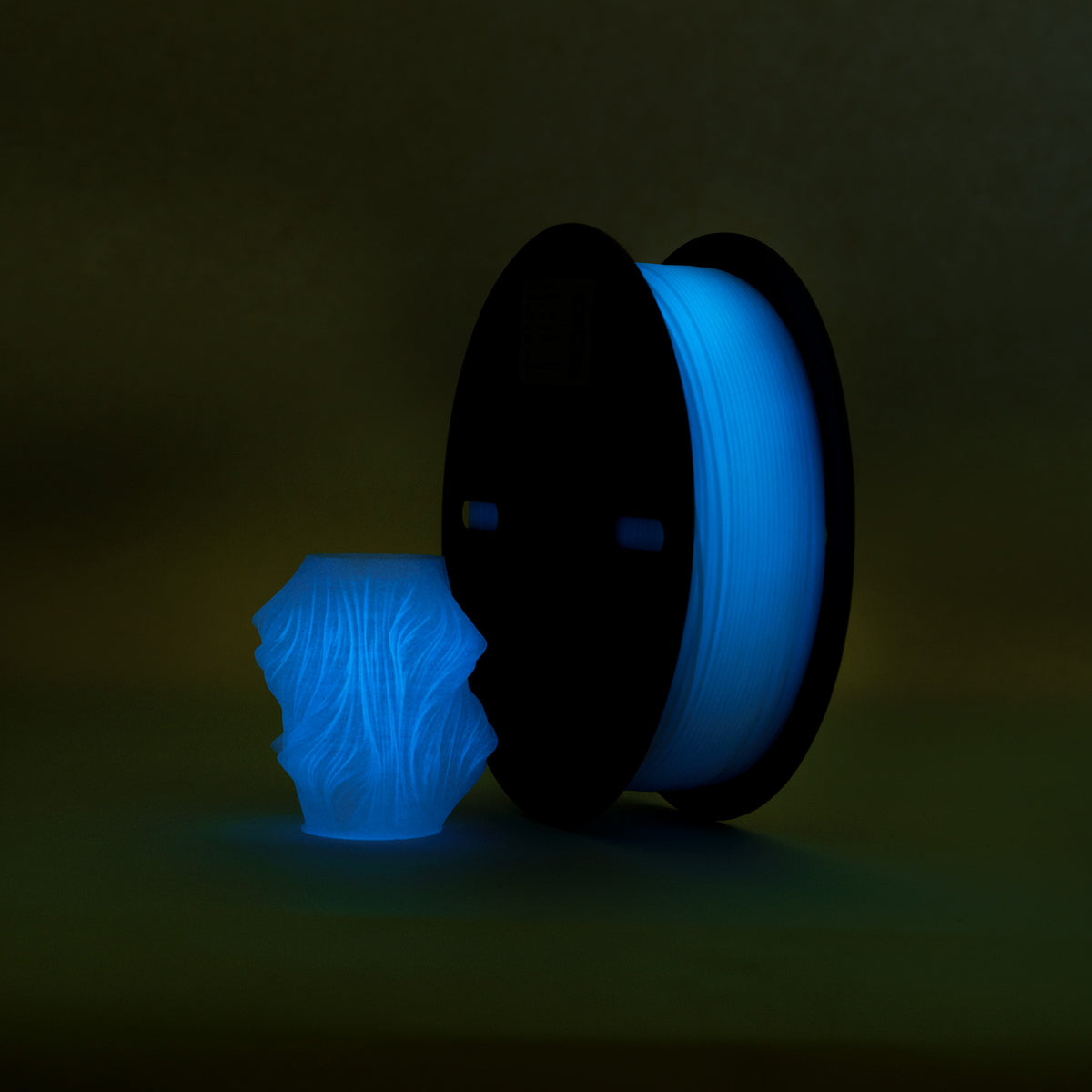 EconoFil™ Basic PLA Filament - Glow Blue - 1.75mm - 1 KG