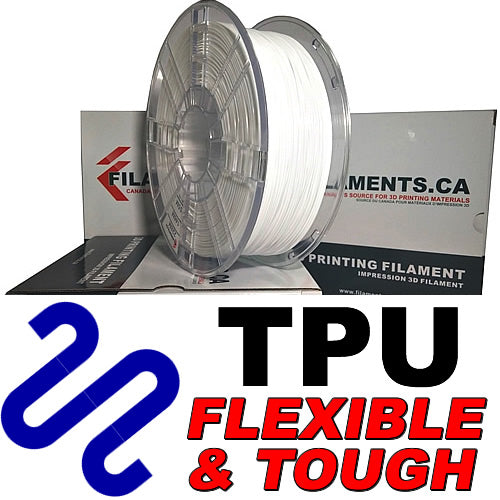 tpu flexible polyurethane 3d printer filament Canada